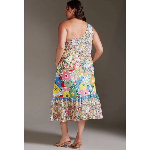 Sarah Campbell for Anthropologie One-Shoulder Midi Dress - Picture 5 of 5